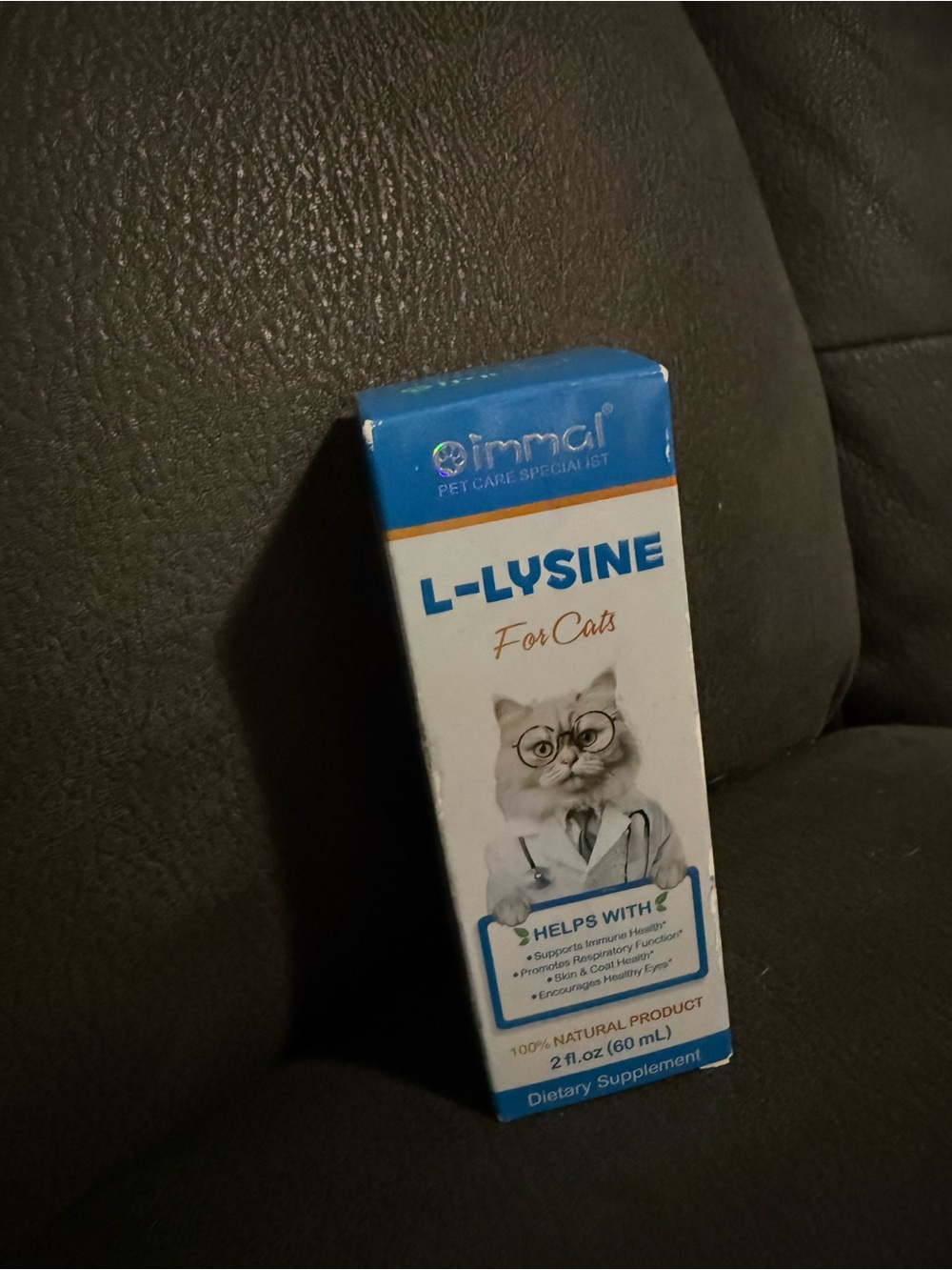 L-Lysine Drops for Cats Immune Support Respiratory Health 60ml New
New in box